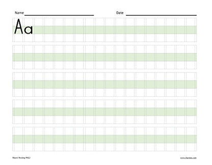 Channie's Easy Peasy Alphabet Tracing & Writing Pad, Practice Handwriting & Printing Workbook; 2-Pack Contains Total of 160 Pages Front & Back, 80 Sheets, Grades Pre-K - 1st, Size 8.5” x 11”, 2-Pack