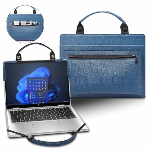 Laptop Case Cover Sleeve for HP Chromebook 14A 14a-naXXXX 14a-na0226nr 14at-na100 14a-na1097nr with Portable Bag with Bag Handle,Blue - color: Blue