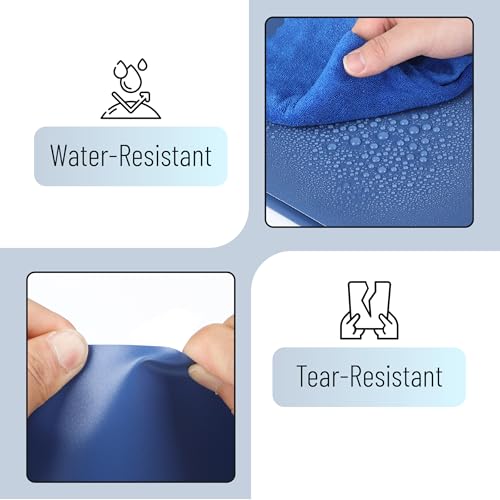 Mr. Pen- Plastic Folders with Pockets and Prongs, 5 Pack, Letter Size | Blue Shades, Flexible Plastic Folders with Prongs - color: Blue Shades, size: 5 Pack