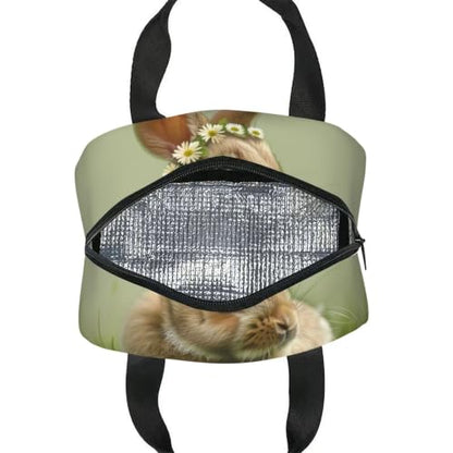 Cute Rabbit Lunch Box - Insulated Lunch Bags for Kids Boys Girls Reusable Lunch Tote Bags, Perfect for School/Camping/Hiking/Picnic/Beach/Travel - color: Cute Rabbit