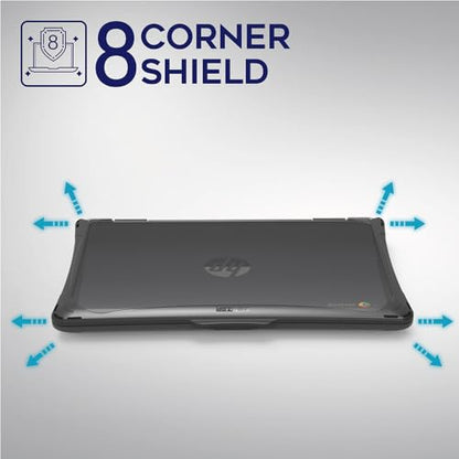 iBenzer Hexpact Securelock Case for HP Chromebook X360 11 inch G3/G4, Heavy Duty Protective Hard Shell Case Cover with Screen Lock for Education K12 Students - size: For HP Chromebook 11'' X360 G3/G4