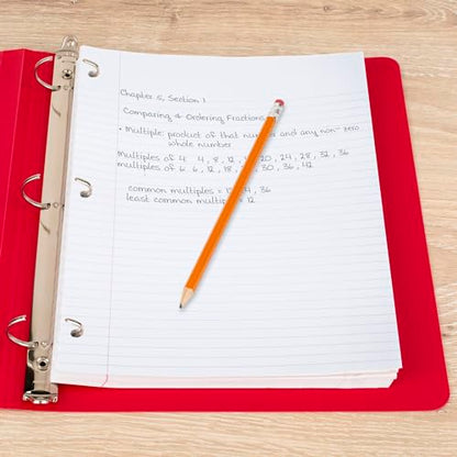 Mead Loose Leaf Paper, College Ruled Filler Notebook Paper, 8-1/2" x 11", 400 Sheets, Fits 3-Ring Binder (170046-ECM) - size: Pack of 1, style: 400 Sheets
