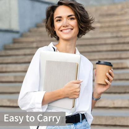 Lined Journal Notebook for Work College Ruled Note Book 5.79"x8.27" A5 PU Leather Daily Journaling 216 Pages for Women Men Writing Home School Supplies Business (Grey) - color: 06-Grey-1pack, style: A5 Lined 216pages