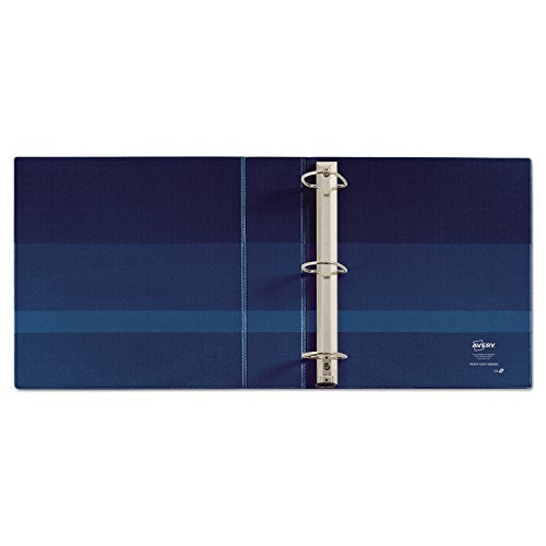 Avery Heavy-Duty Binder with 2-Inch One Touch EZD Ring, Navy Blue (79822) - color: Navy Blue, size: 2"