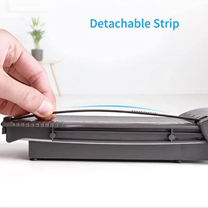 Paper Cutter Mini Paper Trimmer Guillotine Cutter 6 Inch (160mm) Grid Line Panel Scale Paper Cutter for Craft Paper Photo and Cardstock Label Craft Supplies for Office Home School (Dark Grey) - color: Dark Grey
