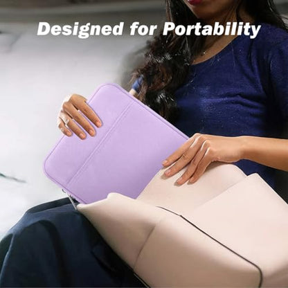 Dadanism 9-11" Tablet Sleeve Bag Carrying Case for iPad (A16) 11th Gen 11", iPad 10th Gen 10.9" Air 5/4, iPad Air/Pro 11", iPad 9/8/7th 10.2", Galaxy Tab A11+ Plus 11"/S9 FE, Tab M11 11",Grey Purple - color: Grey Purple, size: 9-11 inch