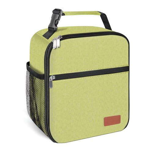 Lunch Box for Men & Women Durable Lunch Bag for Adults Reusable Small Lunchbox Green - color: Green