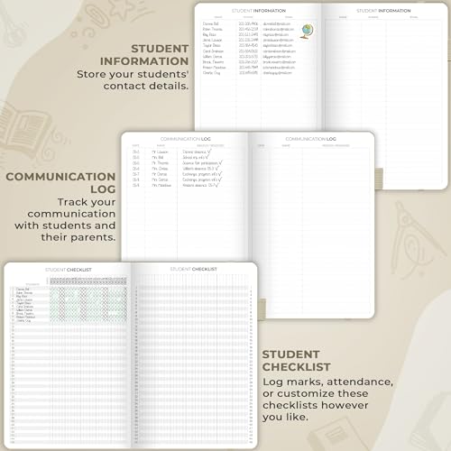 Clever Fox Teacher Planner, School & Homeschool Book, B5 Size Foggy Alpes | Undated, 7x10, lay-flat binding, heavy-duty hardcover, teacher lesson weekly & daily planner, homeschool supplies - color: Foggy Alps, size: Smaller than A4 (7″ x 10″)