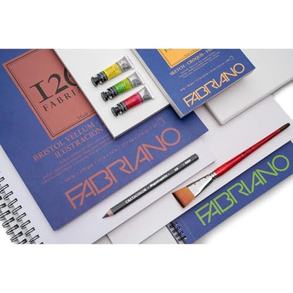 Fabriano 1264 Watercolor Pad, Bright White - size: 18 x 24