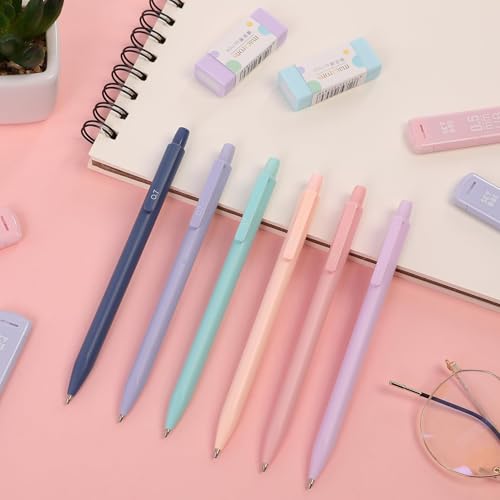 SKYDUE Cute School Supplies Kit, 38 PCS Aesthetic Stationery Set with Large Pencil Case, Pens, Mechanical Pencils, Highlighters & Sticky Notes for School, College Purple - color: Purple