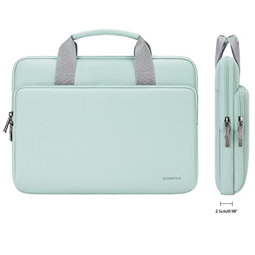 DOMISO 15.6 inch Laptop Case Sleeve Protective Cover Compatible with 16 inch MacBook Pro M4 M3 M2/Pro Max,15.6-16 inch HP Dell ASUS Lenovo Chromebook,Waterproof Computer Cases Bag,Mint Green - color: Mint Green, size: 15.6 inch
