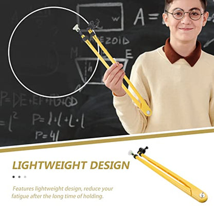 Demonstration Compass Plastic Whiteboard Compass Drawing Math Geometry Tool Large Circle on Teacher for School Classroom Drafting Woodworking Teaching Compass