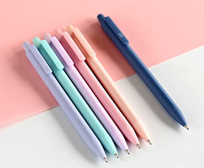 Solid Colors Mechanical Pencils 0.5mm Lead Triangle Automatic Pencil for Writing Office School Supplies Gift Pack of 6 pcs - style: 0.5mm