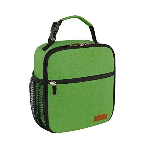 Femuar Lunch Box for Men Women Adults Small Lunch Bag for Office Work Picnic - Reusable Portable Lunchbox, Dark Green - color: Dark Green