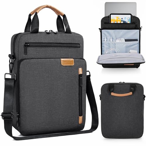 15 inch Laptop Sleeve Bag,Padded Protective Travel Carrying Case for New 15"/15.3" MacBook Air M5 M4 M3 M2 2026-2023,Dell XPS 15 Plus,15 Inch Surface Laptop 7/6/5/4/3,Galaxy Tab S9 Utra 14.6" - color: Grey, size: 15 Inch