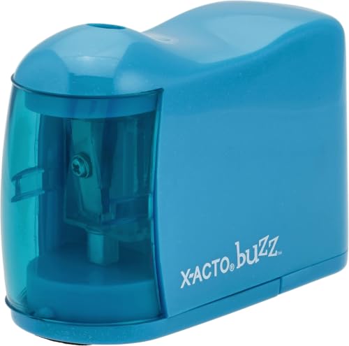 X-ACTO Buzz Battery Pencil Sharpener, Assorted Colors,Back to School, Teacher, Classroom Supplies (Pack of 12) - size: 1 Count (Pack of 12)