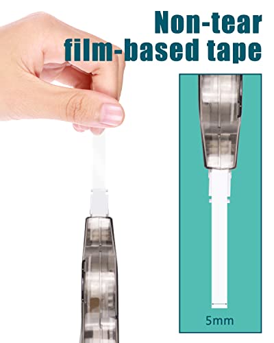 Lzerking Correction Tape, White, 6-Count, Make Instant Corrections With No Drying Time