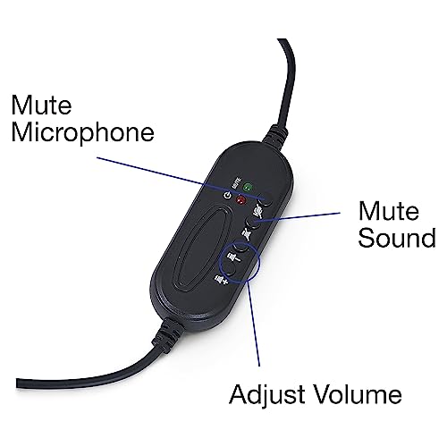 Verbatim Stereo USB Headset with Microphone and in-Line Remote