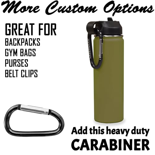 LaserGram Personalized Water Bottle, Grad Cap Class of 2023, 2024, 2025, 2026, 2027, Stainless Steel Double Wall Vacuum Insulated with Flip Top Straw, Custom Engraved Gift (20oz / 590ml Camo Green) - color: Camo Green, size: 20 Ounces