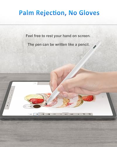 Stylus Pen for iPad (2018-2026), Fast Charging & Palm Rejection Pencil for Apple iPad A16 11th/10th-6th Generation, Pro 11“13” M4/12.9 inch, Air 11/13 inch M3 2025&M2 2024/5/4/3rd, Mini A17 Pro/6/5th