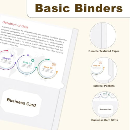 Folders with Pockets, LAYZZ 30 Pack Paper Pocket Folders, 2 Pocket File folders Fits Letter Size Paper, for School Office and Home (White) - color: White