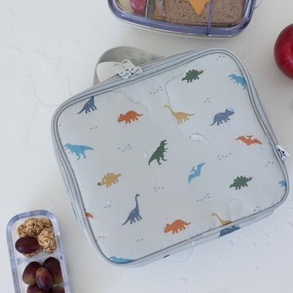 Tiny Twinkle Insulated Lunch Box for Girls and Boys | Durable and Reusable for School & Travel | Ages 3 and Up | Waterproof and Easy to Clean | PFAs and BPA Free（Dinosaur） - color: Dinosaur