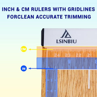 Paper Trimmer Cutter for Office and Crafts, Heavy-Duty, Portable Paper Slicer, 12-Inch, 10-Sheet Cardstock