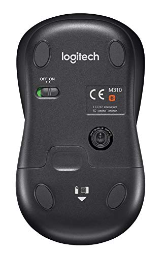 Logitech MK335 Quiet Wireless Keyboard and Mouse Combo - Black/Silver Keyboard and Mouse Combo Wireless, Ambidextrous - style: MK335