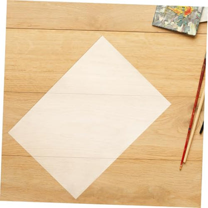 NUOBESTY 50 Sheets Tracing Paper Blank Stencil Sheets for Drawing Sketching and Transfer Projects for Art Crafts and Design Work Easy to Carry