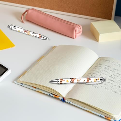 Rooster Chickens Ballpoint Pens - Office 24 PCS Supplies Retractable Gifts Cute Black Ink Point Office Funny Writing Pen Gift Bulk for Women Men Nurse Teacher Students Home Work Journaling - style: Rooster