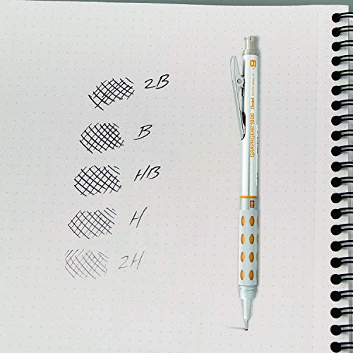 Pentel Super Hi-Polymer Lead Refill, 0.9mm Thick, 2H, 180 Pieces of Lead (50-9-2H) - style: 2H Lead