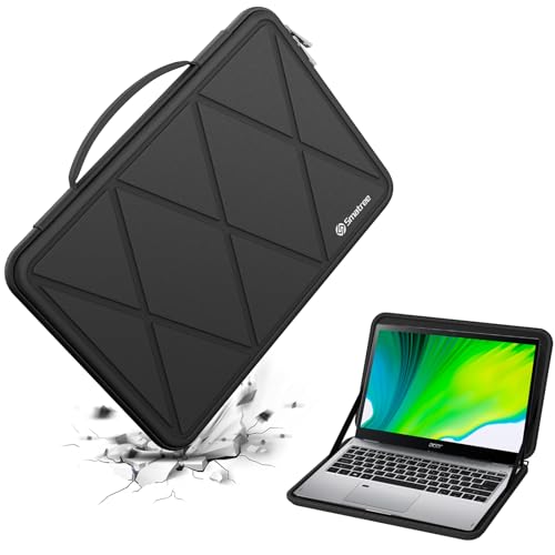 Smatree Hard Protective Case for 13.3inch Acer Spin 3 SP313-51N-50R3 2 in 1 | Compatible for 13.3 inch Acer Spin 3 SP313-51N-50R3 2 in 1, Anti-Shock Case (Not Fit with 14 inch Spin 3 SP314) (X8035) - color: X Series-Black, size: For 13.3 inch Acer Spin 3