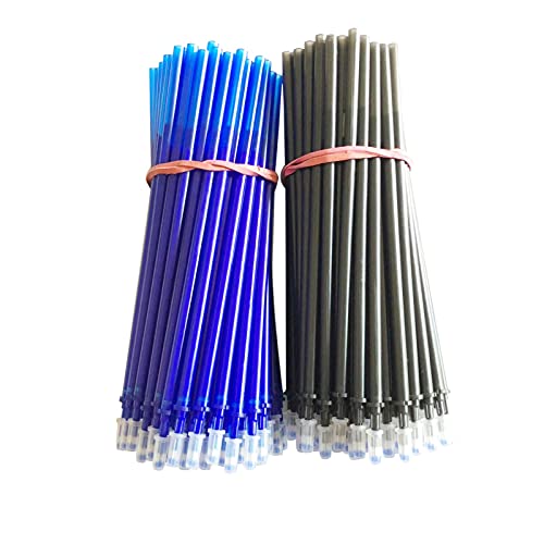 20 Pieces Blue Ink Erasable Gel Ink Pen Refills Fine Point 0.5mm Replaent Gel Pen Refills for Erasable Pens Office Scol Writing Stationery Supplies
