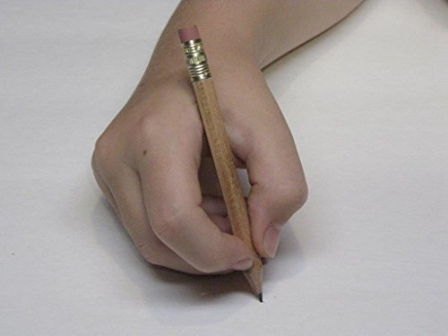 Half Pencils with Eraser - Golf, Pew, Short, Mini, Non Toxic, Wooden, Hexagon, Sharpened, #2 Pencil, Color - Natural Wood, Box of 72, (Half Gross) Golf Pocket Pencils TM