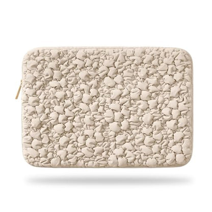 Vandel Puffy Laptop Sleeve Case, 13-14 inch Laptop Sleeve Bag Case 13.3 Inch, Compatible with MacBook Air/Pro 13/Pro 14/iPad Pro 12.9, HP Dell ASUS Computer Bag Cover, Sand Crunch - color: g. Sand Crunch