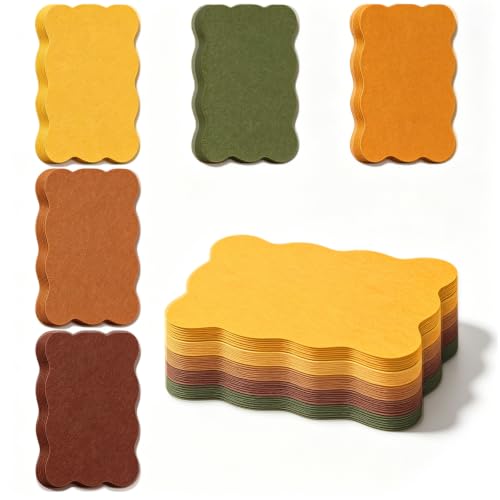 Whaline 150Pcs Brown Green Index Cards 3 x 5 Inch Colored Cardstock Blank Study Flash Card for Note-taking Learning Organizing School Art Craft Office Supplies - color: Brown Green