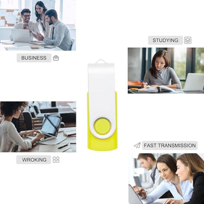 5 Pack 2GB USB Flash Drives in 5 Random Colors USB 2.0 Wholesale Lot Bulk Memory Sticks (5 Pack, 2GB) - size: 2GB, style: 5 Pack