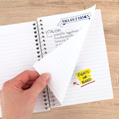 Five Star Spiral Notebook, 1 Subject, College Ruled Paper, 4-3/8" x 7", Personal Size, 80 Sheets, Fights Ink Bleed, Water Resistant Cover, Amethyst Purple (450048CF1-ECM)