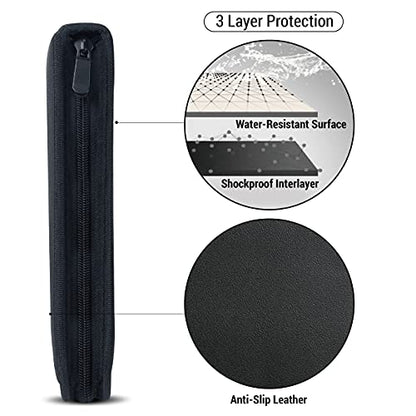 iBenzer 30 Pack Stay in Laptop Sleeve 11 inch Carrying Bag PC Folio Case Compatible with MacBook Air 11 Chromebook Ultrabook Notebook Surface HP Dell Lenovo Yoga Acer Asus Apple, Black LS-FL11-BK-30 - size: 11 Inch (30 pack)