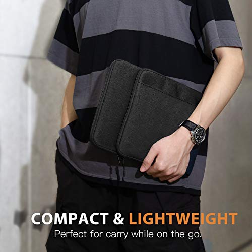 TiMOVO 9-11" Tablet Sleeve Multi-Pocket for iPad A16 Tab, Black | Protective Carrying Bag with Multi Pockets, Fits iPad 11" A16 2025, 10th Gen 10.9"/10.2", Air 11/5th/4th, Tab A9+ 11" - color: Black, size: 9-11 Inch