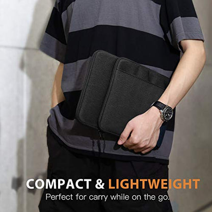 TiMOVO 9-11" Tablet Sleeve Multi-Pocket for iPad A16 Tab, Black | Protective Carrying Bag with Multi Pockets, Fits iPad 11" A16 2025, 10th Gen 10.9"/10.2", Air 11/5th/4th, Tab A9+ 11" - color: Black, size: 9-11 Inch