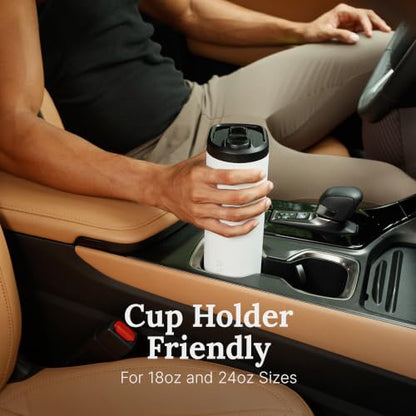 ZULU Base 18oz Kids Stainless Steel Water Bottle with 3 Lids- Straw, Chug, Twist | Double Walled and Vacuum Insulated Metal Thermos | Fits Car Cupholder, Built in Carry Loop, Dishwasher Safe, Sage - color: Sage, style: 18oz