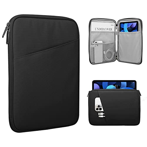 TiMOVO 9-11" Tablet Sleeve Bag for iPad 11-inch A16 2025, iPad 10.9"/10.2"| Air 11 Inch/5th/4th Gen. 10.9", Galaxy Tab A9+/A11Plus 11", Protective Bag with Pocket, Black - color: A-Black, size: 9-11 Inch