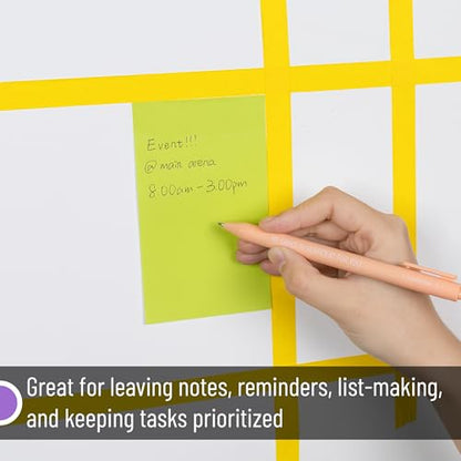 Mr. Pen- Sticky Notes, 3”x5”, 8 Pads, 640 Sheets, Summer Colors | Sticky Notes Bulk, Self-Stick Note Pads, Perfect for Office, School, Home, Study & Organization