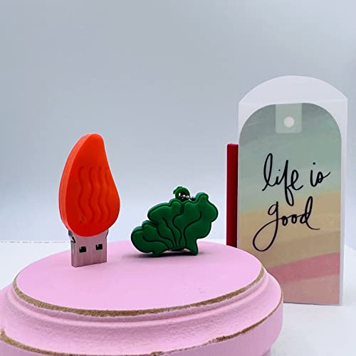 Cool USB Flash Drive - 16GB USB Drive - Fun Thumbdrive - Carrot Digital Storage (Carrot) - color: Carrot