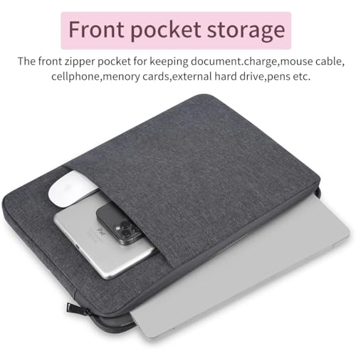 11.6 12 12.2 12.3 Inch Laptop Sleeve for 12.2" Samsung Chromebook Plus V2, Lenovo 11.6" 300e Chromebook, 12" 13" Microsoft Surface Pro, Dell Latitude 3190 11.6",ASUS HP Samsung Acer Lenovo Laptop Case - color: Space Grey