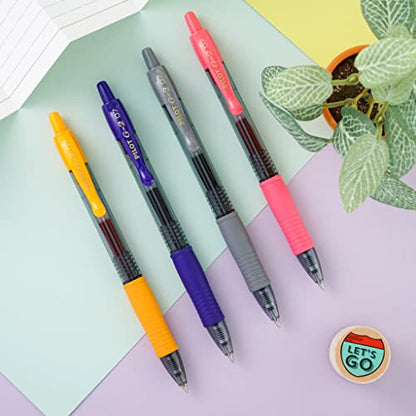 Pilot G2 Premium Gel Roller Pens, Fine Point 0.7 mm, Iris Blue Ink Pens Fine Point, Pack of 12 - Ideal for School, Journaling, and Office Writing - color: Iris Blue Ink