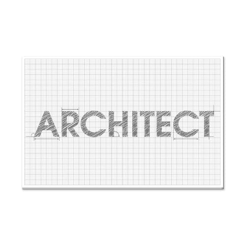 Graph Paper Pad - 30 Sheets/60 Pages, 24" x 36" Large Graph Paper 1" and 1/4" Ruled Grid Paper for Engineer Architect Designer Mathematician Draftsmen Sketch House Commercial Building Plan Drafting - color: Black