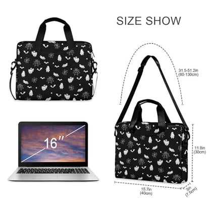 Halloween Print Laptop Case 15.6 inch Computer Bag | Waterproof Laptop Briefcase Laptop Bag for Women & Men - color: Color15