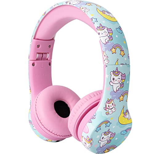 Snug Play+ Kids Headphones with Volume Limiting for Toddlers (Boys/Girls) - Unicorns - color: Unicorns, size: One Size